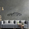 Camaro z28 1980 Detailed Silhouette Metal Wall Art