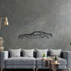 Mustang GT 2012 Classic Silhouette Metal Wall Art