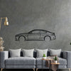 Mercedes c300 Coupe Detailed Silhouette Metal Wall Art