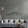 Maverick 1970 Classic Silhouette Metal Wall Art