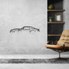 Camaro Z28 1979 Classic Silhouette Metal Wall Art