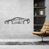 720s Detailed Silhouette Metal Wall Art