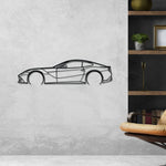 F12 Detailed Silhouette Metal Wall Art
