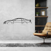 Camaro SS 1999 Classic Silhouette Metal Wall Art