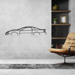 Camaro SS 1999 Classic Silhouette Metal Wall Art