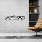 TR6 1974 Detailed Silhouette Metal Wall Art
