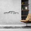 Continental sedan Classic Silhouette Metal Wall Art