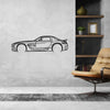 SLS AMG Black Series Detailed Silhouette Metal Wall Art