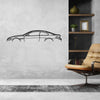 M6 E63 Classic Silhouette Metal Wall Art