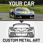 Your Custom Car Silhouette Metal Wall Art Service