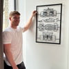 Your Custom Frame Car Metal Wall Art Service