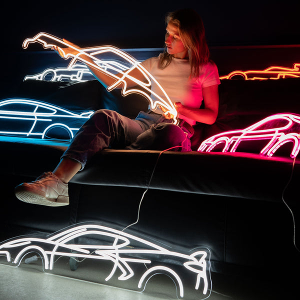 Your Custom Angle Neon Silhouette Service