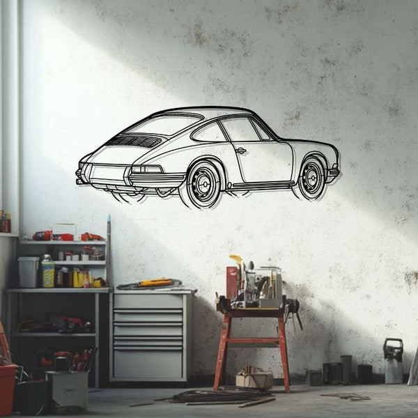 P Generation 1 Silhouette Metal Wall Art