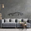 Corvette c4 Detailed Silhouette Metal Wall Art