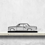 Fairlane Coupe 1964 Silhouette Metal Art Stand