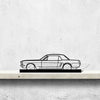 Mustang coupe 1966 Silhouette Metal Art Stand