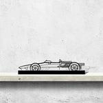 Gurney Eagle 1967 Silhouette Metal Art Stand