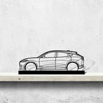 Mustang Mach E GT Silhouette Metal Art Stand