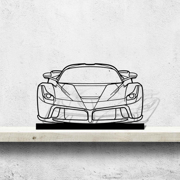 La Front Silhouette Metal Art Stand