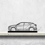 Urus Silhouette Metal Art Stand