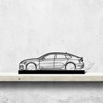 RS5 Sportback Silhouette Metal Art Stand