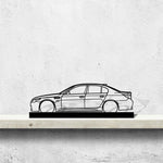 M5 E60 Silhouette Metal Art Stand