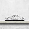 Corvette C1 327 1962 Silhouette Metal Art Stand