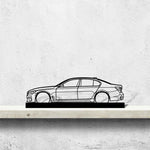 750i G12 Silhouette Metal Art Stand