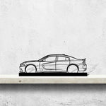 Charger 2017 SRT Silhouette Metal Art Stand