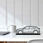 Urus Silhouette Metal Art Stand