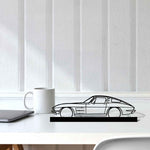Corvette C2 1963 Silhouette Metal Art Stand