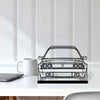 Delta Futurista Front Silhouette Metal Art Stand