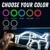 MX5 Angle Neon Silhouette