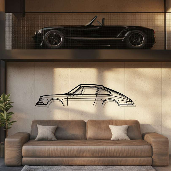 P Generation 1 Silhouette Metal Wall Art