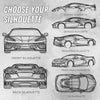 Your Custom Car Silhouette Metal Wall Art Service